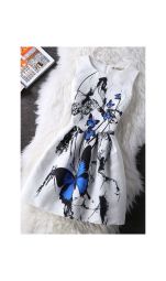 Rochie Cu Imprimeu Blue Strident