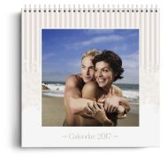 Calendar personalizat - Cappuccino - Calendar de perete cu spirala metalica si agatatoare - Portret mediu (21x29 cm)