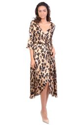 Rochie petrecuta cu imprimeu animal print 2827 B