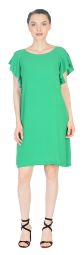Rochie de zi verde cu maneca scurta 127 V