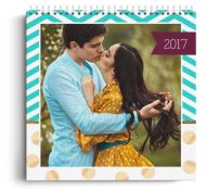 Calendar personalizat - El Si Ea - Calendar de perete cu spirala metalica si agatatoare - Panoramic mediu (29x21 cm)