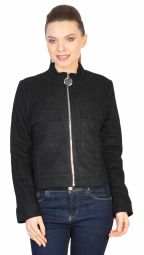 Jacheta casual scurta neagra 3002 NG