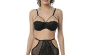 Sutien balconette neburetat, colectia 'Sassy Black'