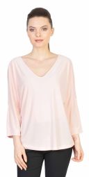 Bluza casual roz cu maneca decupata 1898