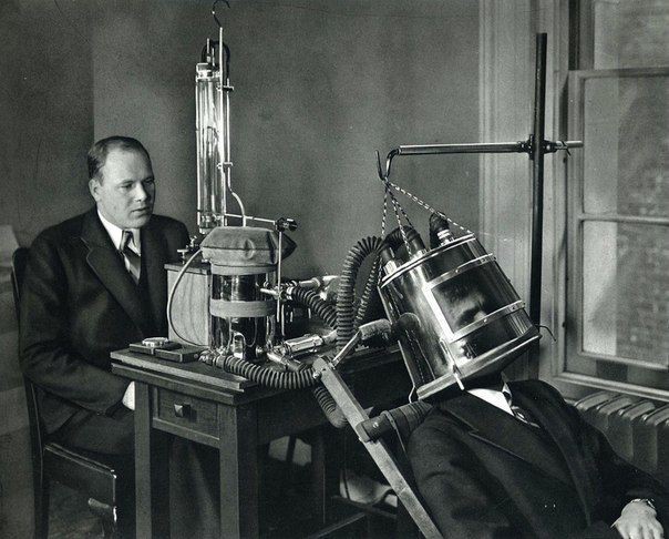 Аппарат доктора Бенедикта для "измерения метаболизма", 1935 год. история, смотреть, фото