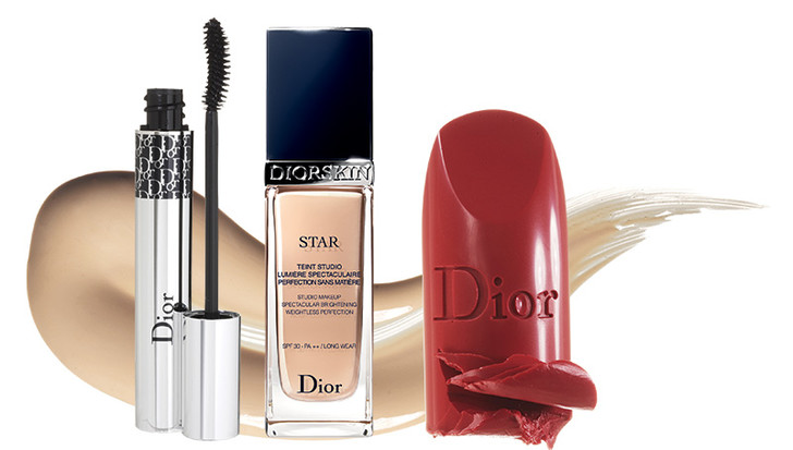 Выбор Натали Портман: тон Diorskin Star, 020, тушь Diorshow Iconic Overcurl,694, помада Rouge Dior, 941, все — Dior