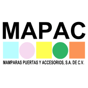 Logotipo de Mamparas, Puertas y Accesorios, S.A. de C.V.