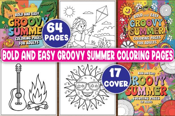 Groovy Summer Coloring Pages Preview
