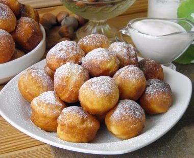 Пышки с творогом рецепт