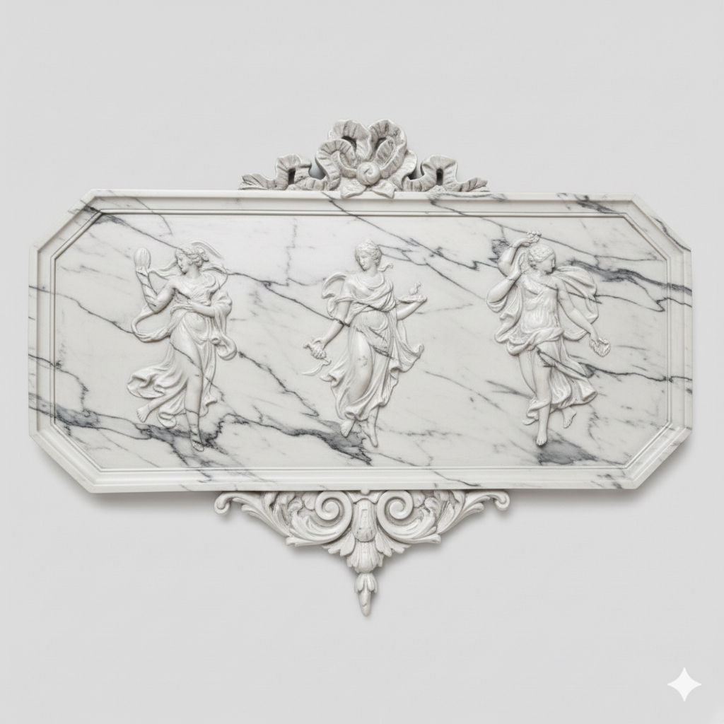 The Three Graces Classical Decorative Panel