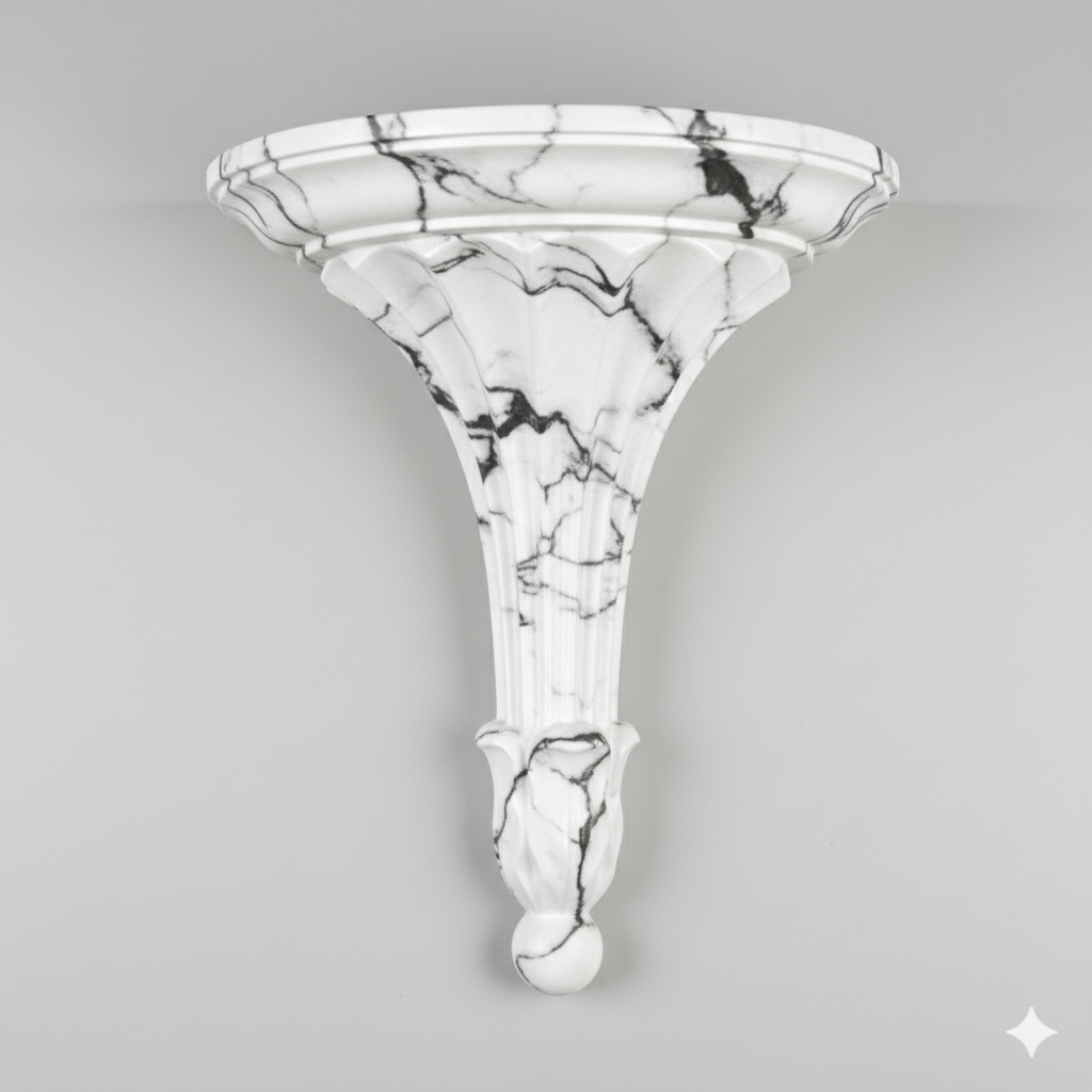 The Palladian Fluted Wall Console