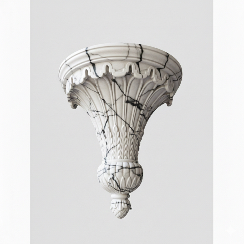 The Neoclassical Lambrequin Wall Console