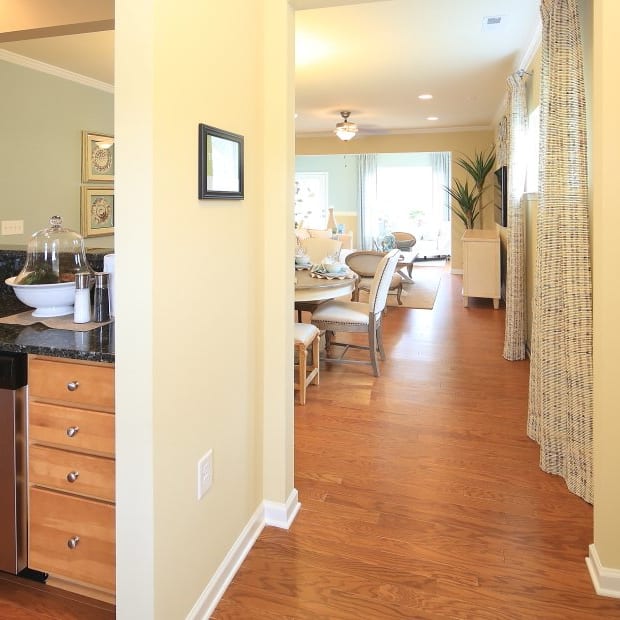 The Included Features 2016 Package: Hardwoods in foyer