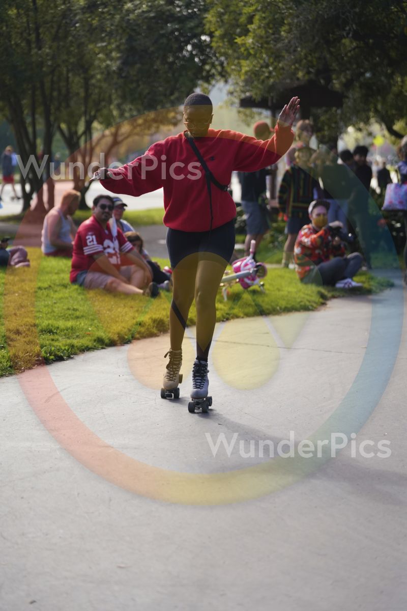 Roller Skating photo for sale at 6th Avenue Skate Park (Golden Gate Park)
