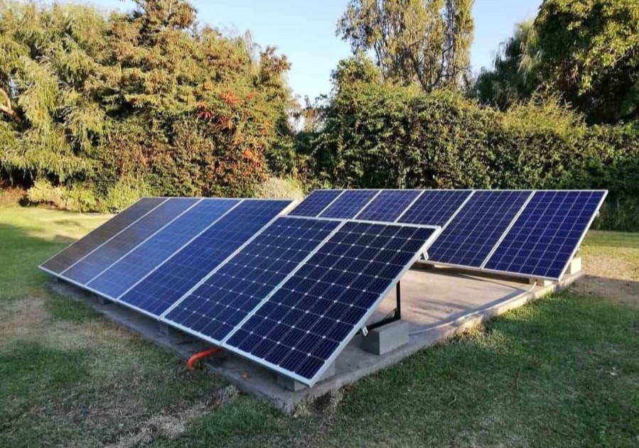Sistema Solar Residencial en Jardín