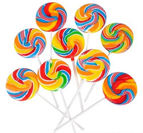 Lolipops Assorted Swirl - Pack of 24