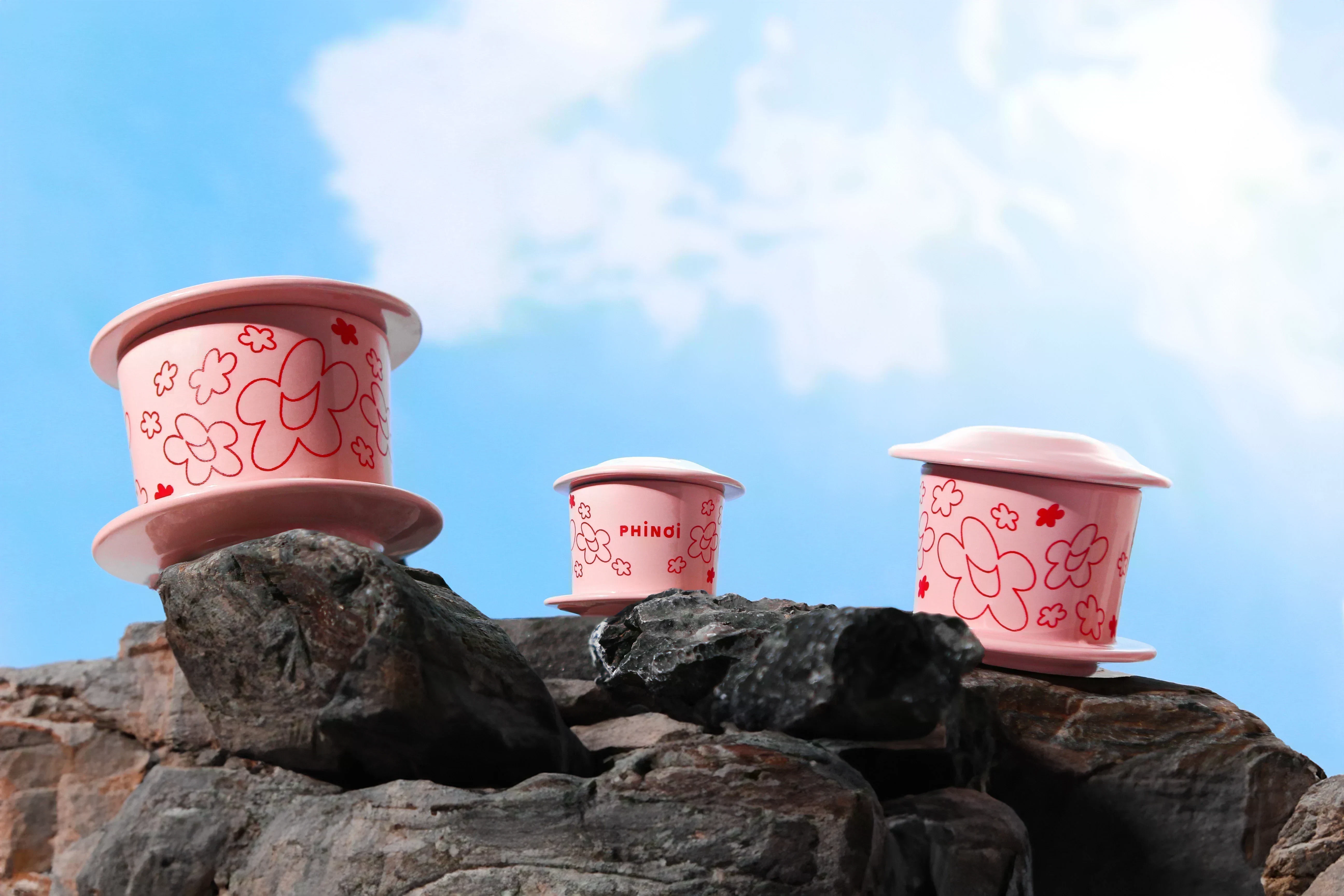 Ceramic Coffee Filter - Floral Pink (Limited Edition) - Image 2