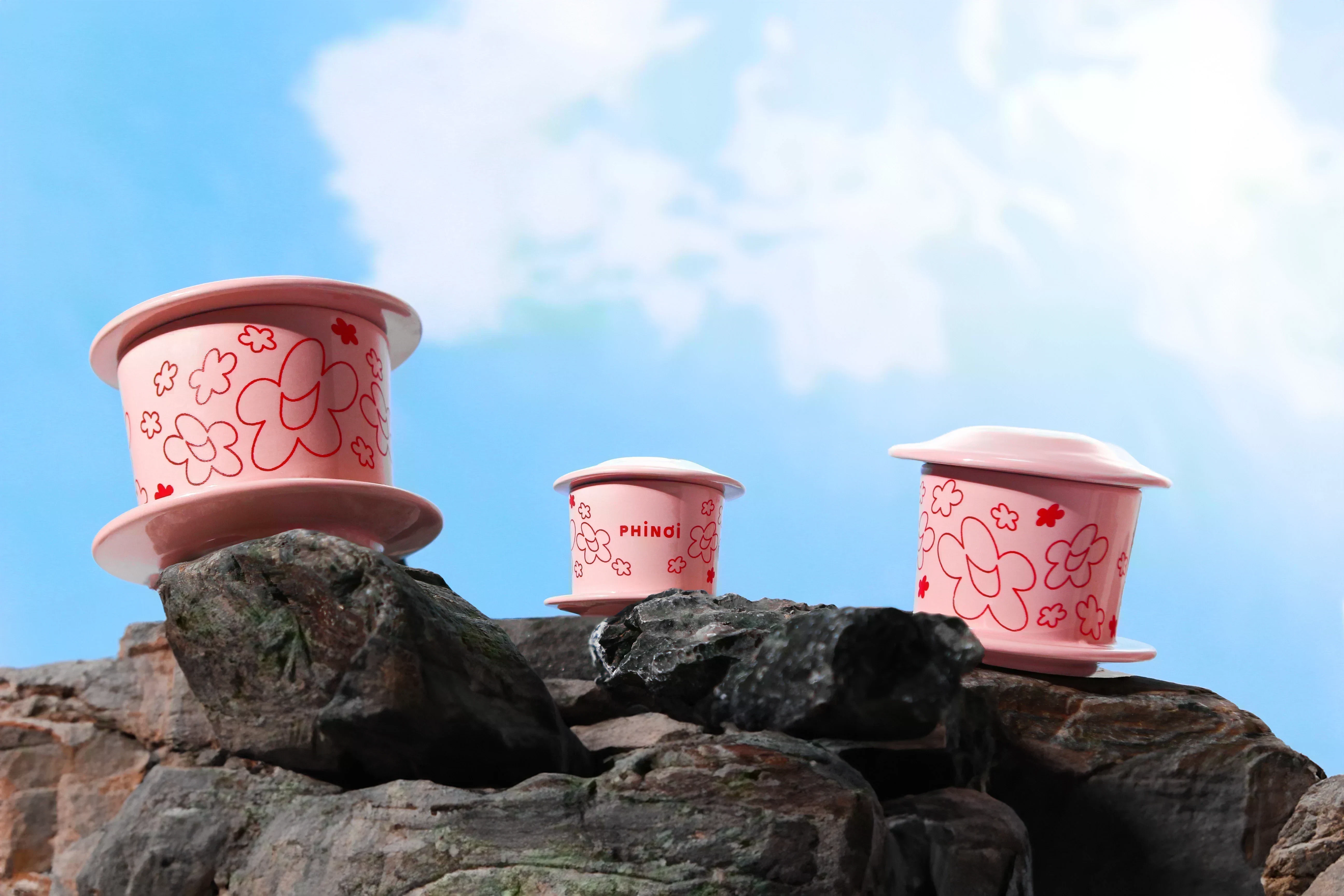 Ceramic Coffee Filter - Floral Pink (Limited Edition) - Image 2