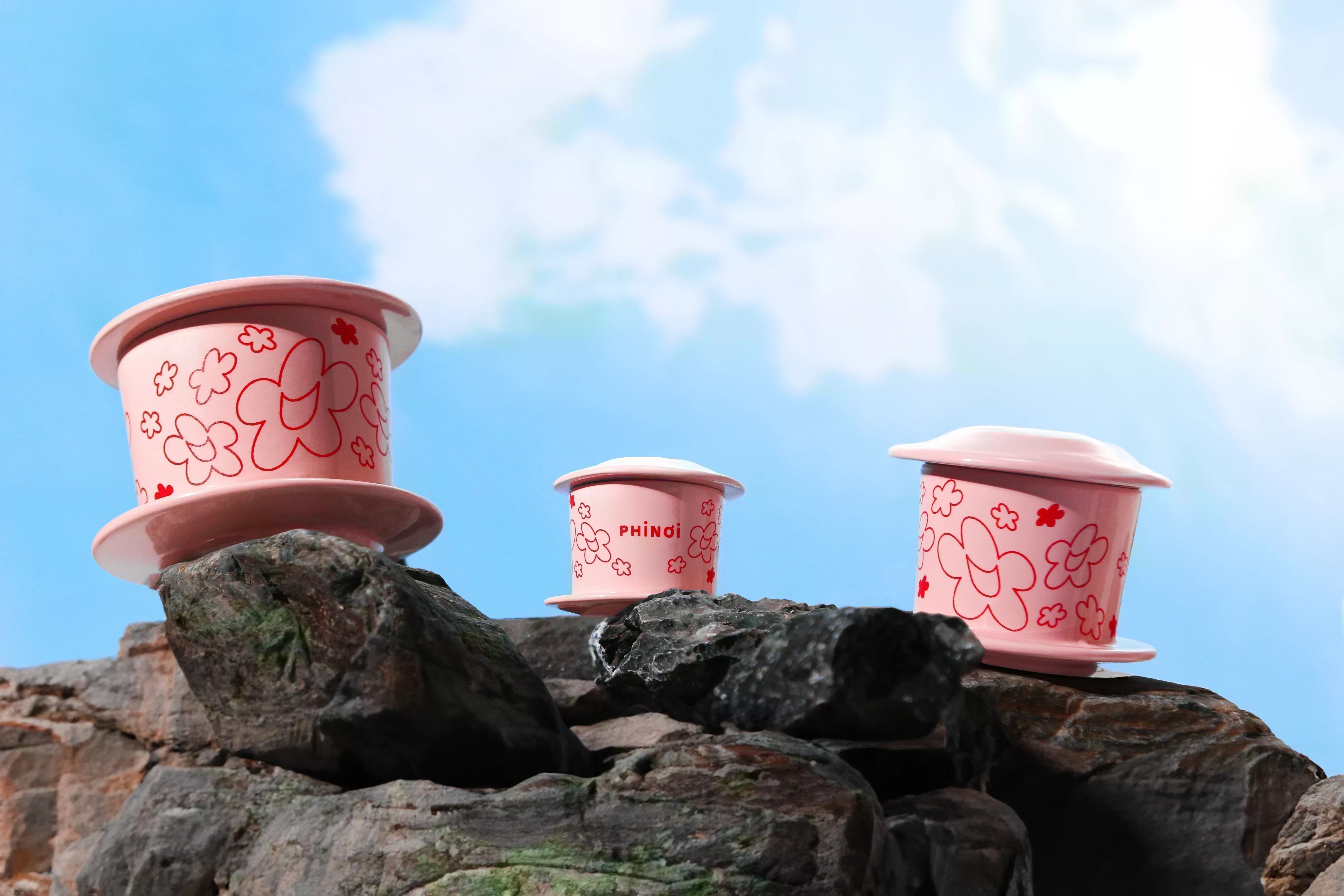 Ceramic Coffee Filter - Floral Pink (Limited Edition) - Image 2