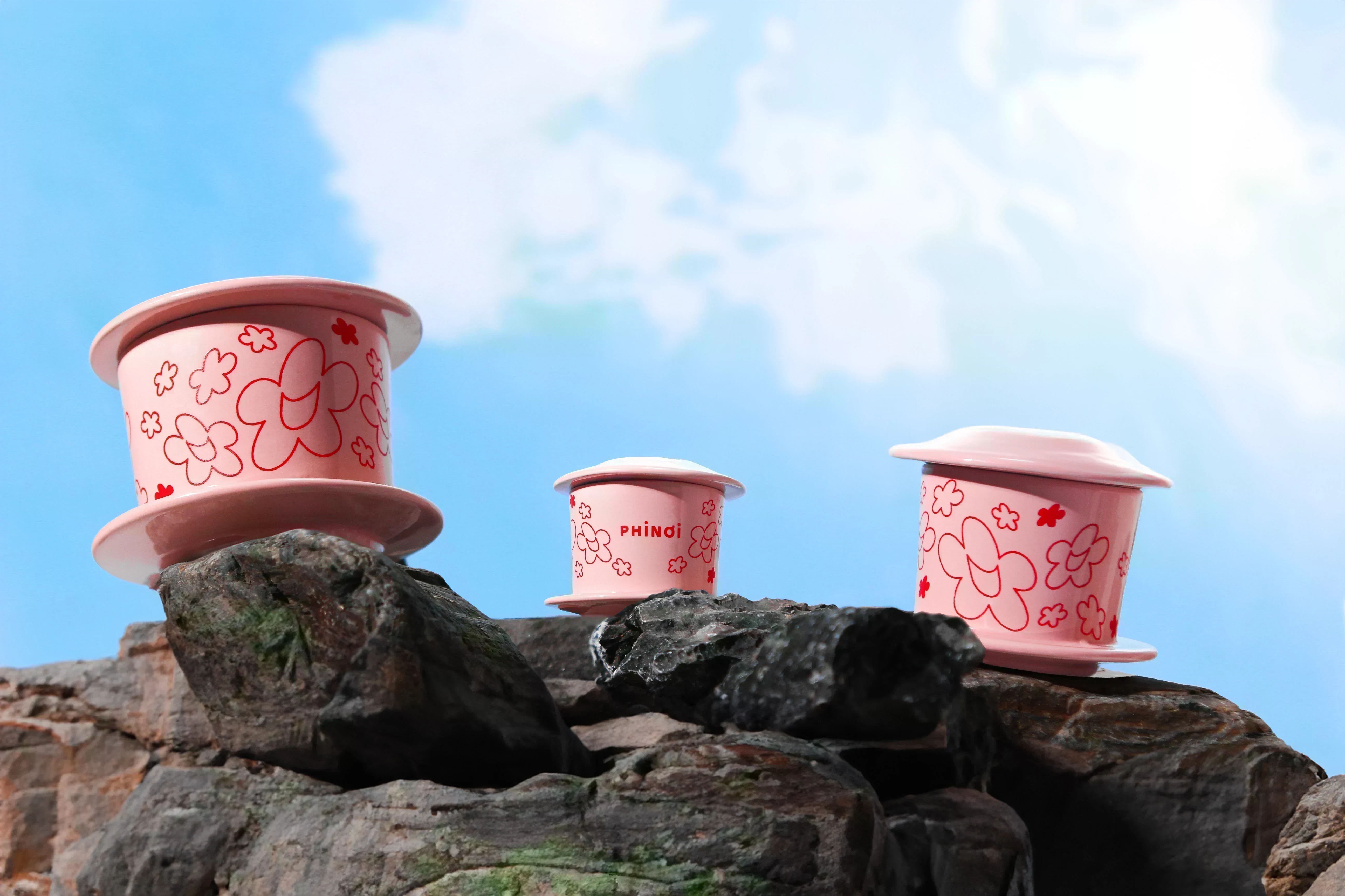 Ceramic Coffee Filter - Floral Pink (Limited Edition) - Image 2
