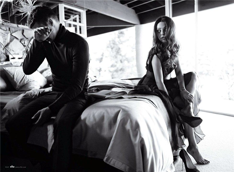 Мила Кунис и Джастин Тимберлейк / Mila Kunis and Justin Timberlake by Carter Smith in Elle US august 2011