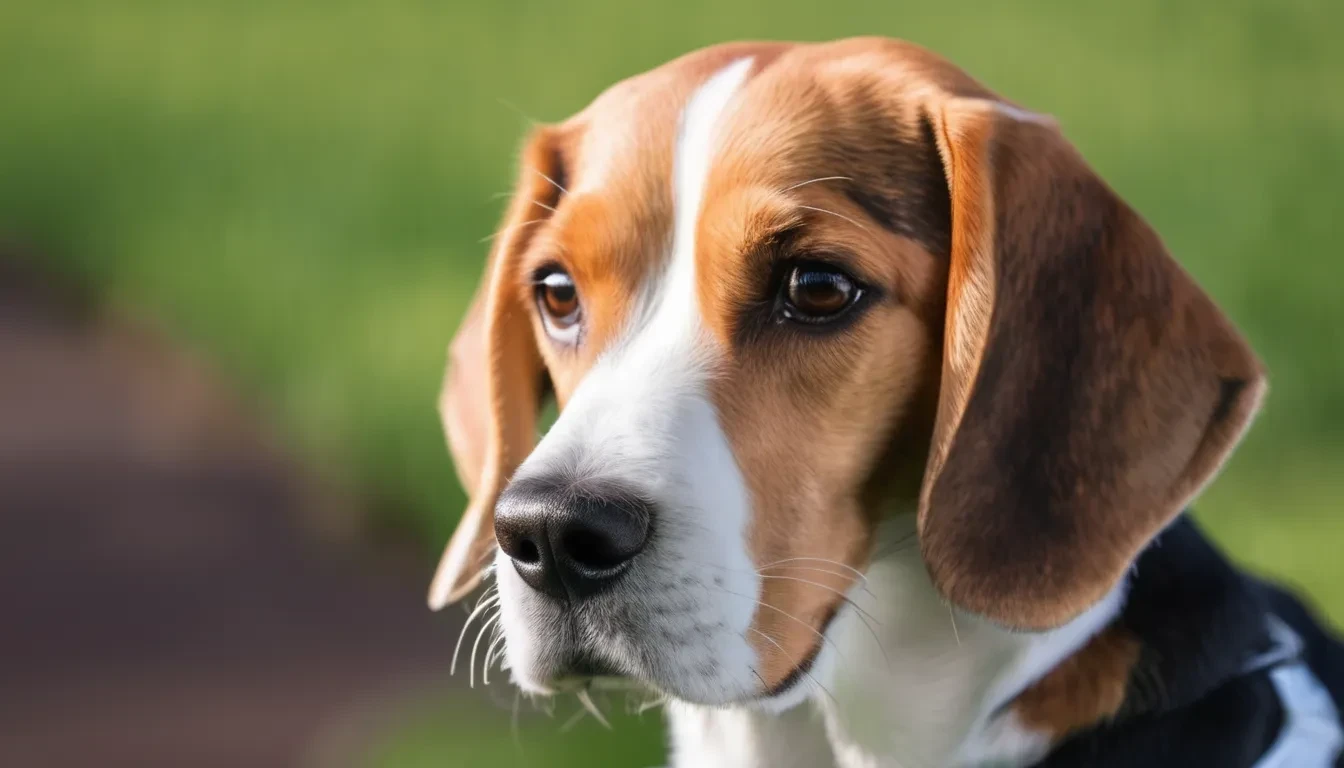 Buddy, the Beagle with a Big Nose