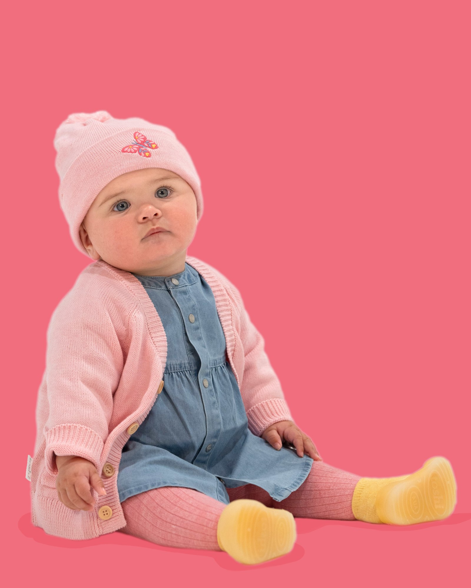 Gentle Organic Cotton Cardigan for Babies