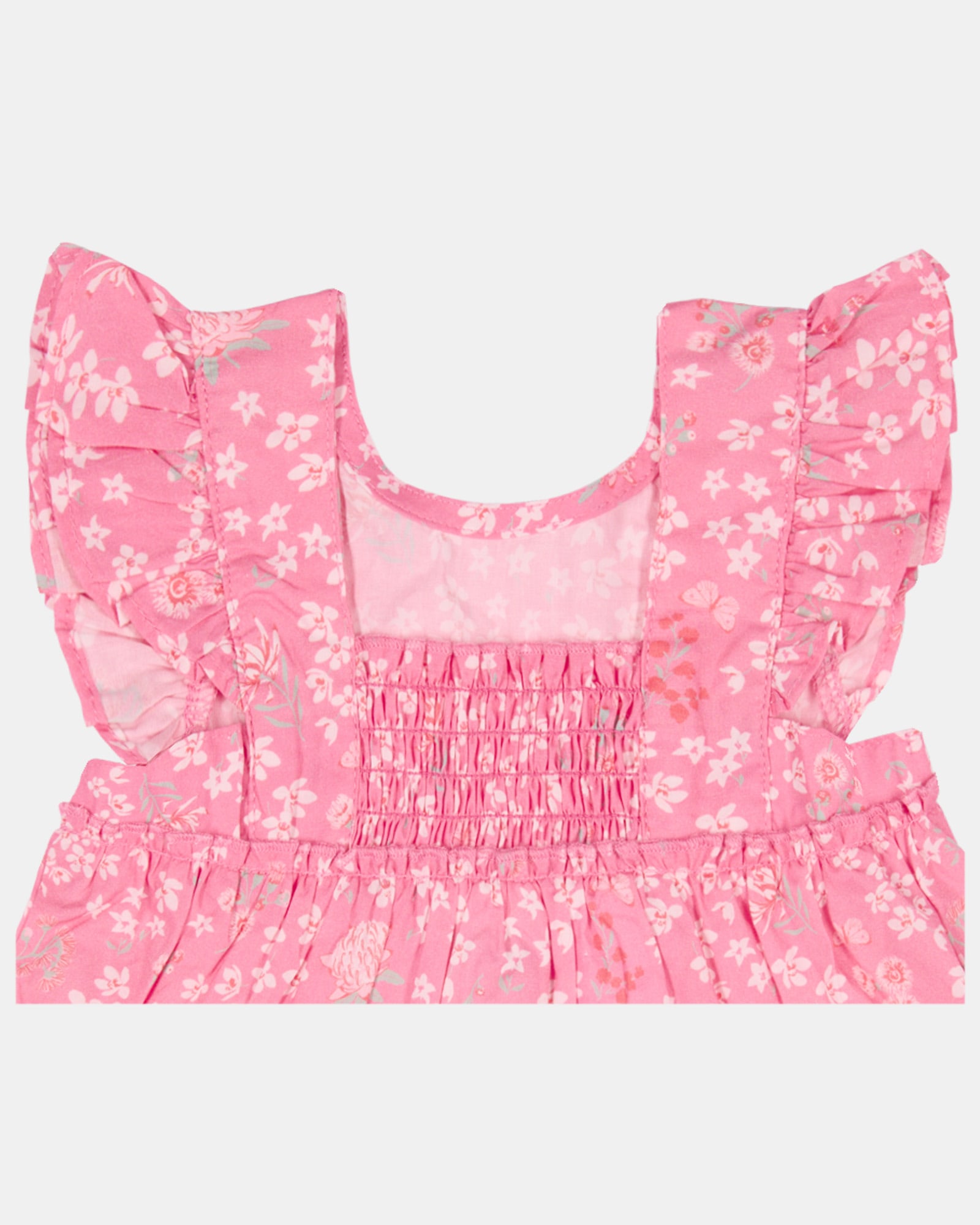 Charming Pink Floral Dress for Playful Style