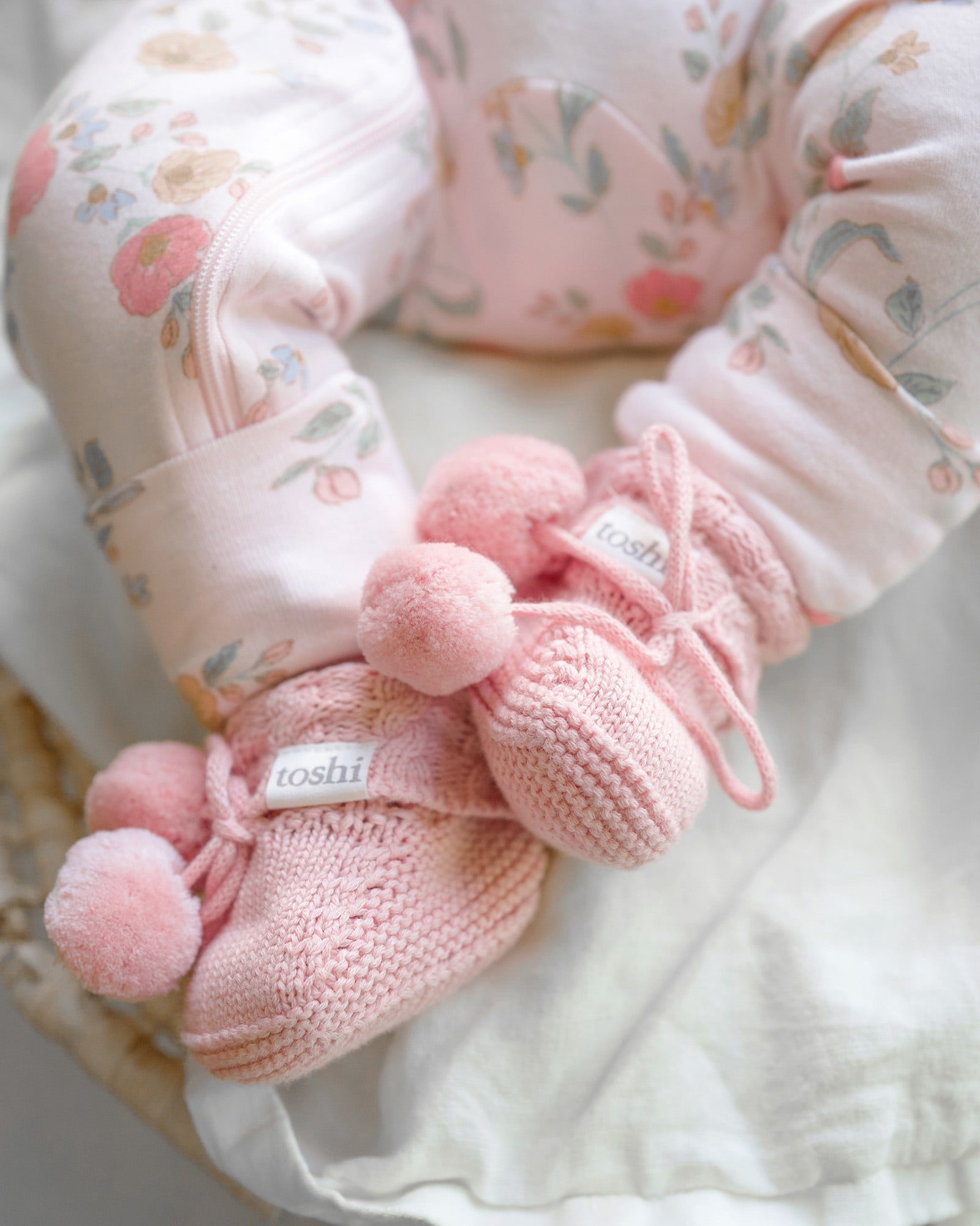 Gentle Organic Booties for Baby Comfort