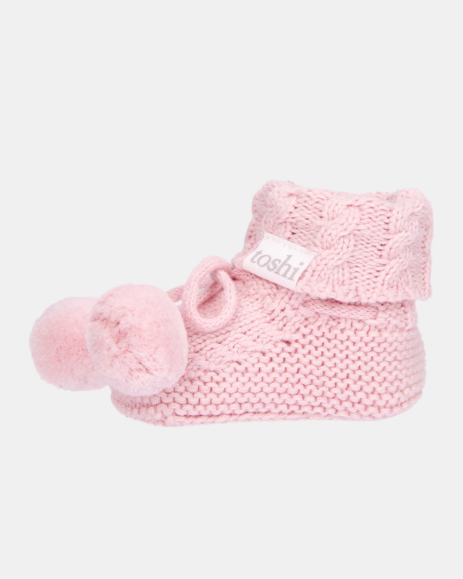 Stay Cozy in Handcrafted Misty Rose Booties