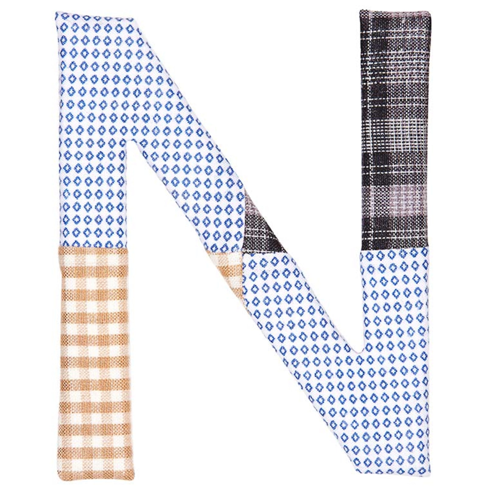 Sturdy Letter N Decor for Kids Rooms