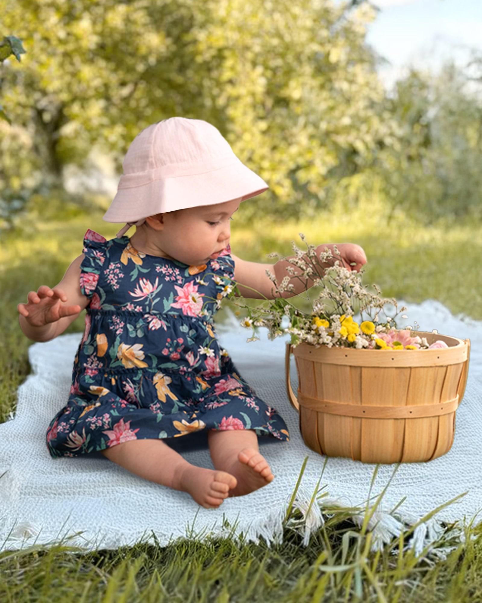 Soft Organic Cotton Hat for Delicate Skin