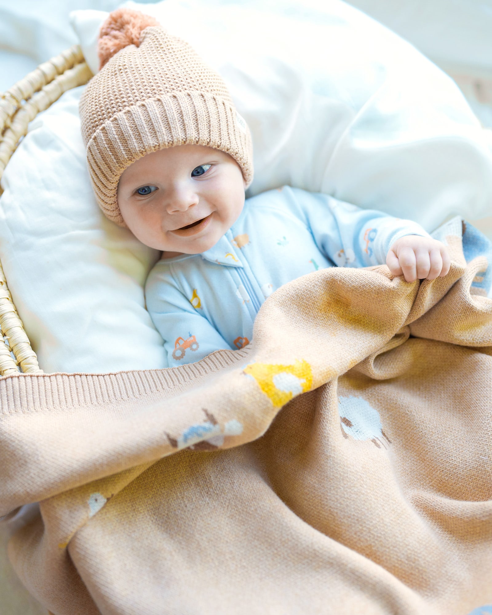Soft Organic Beanie for Delicate Baby Skin