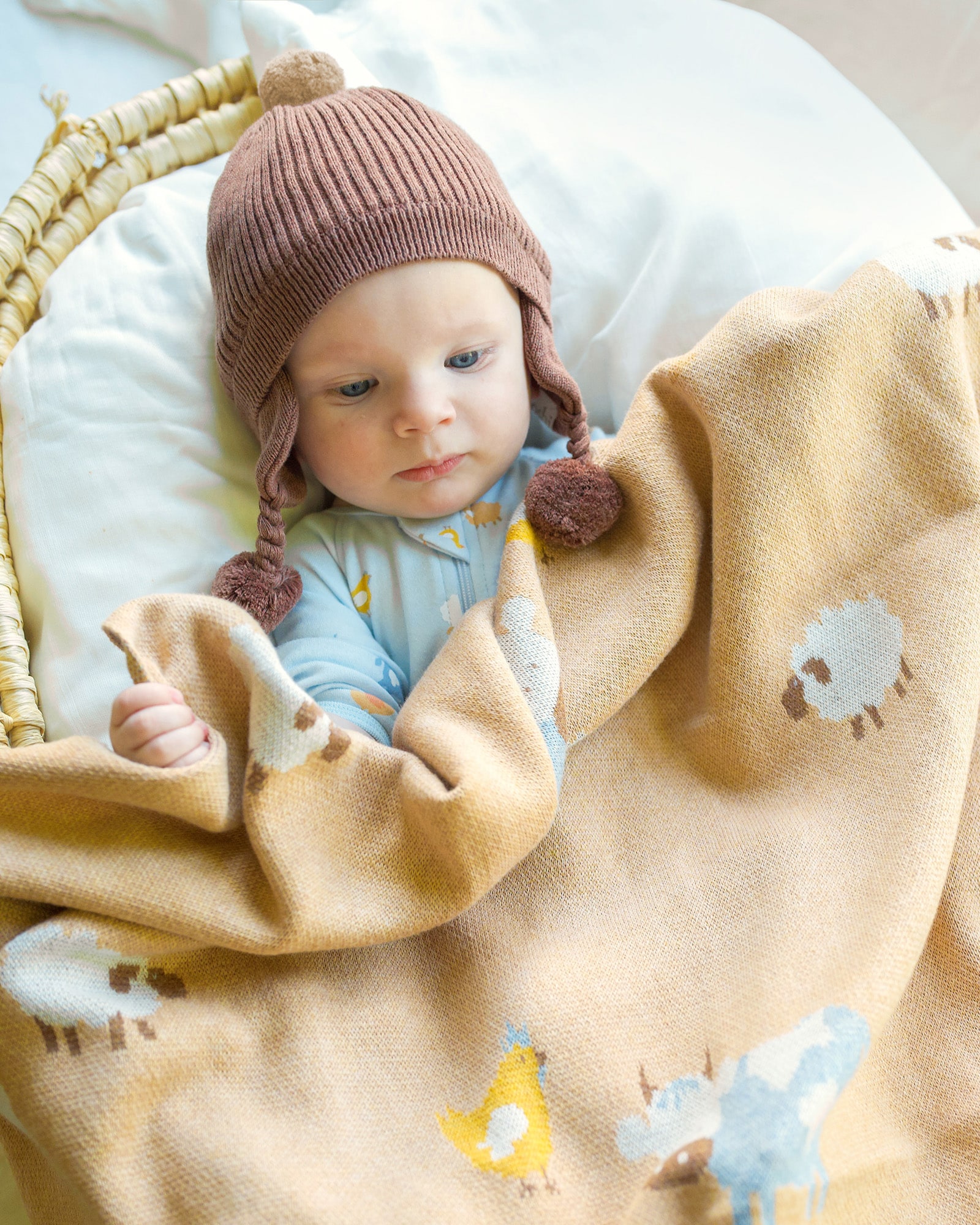 Gentle Organic Blanket for Everyday Comfort