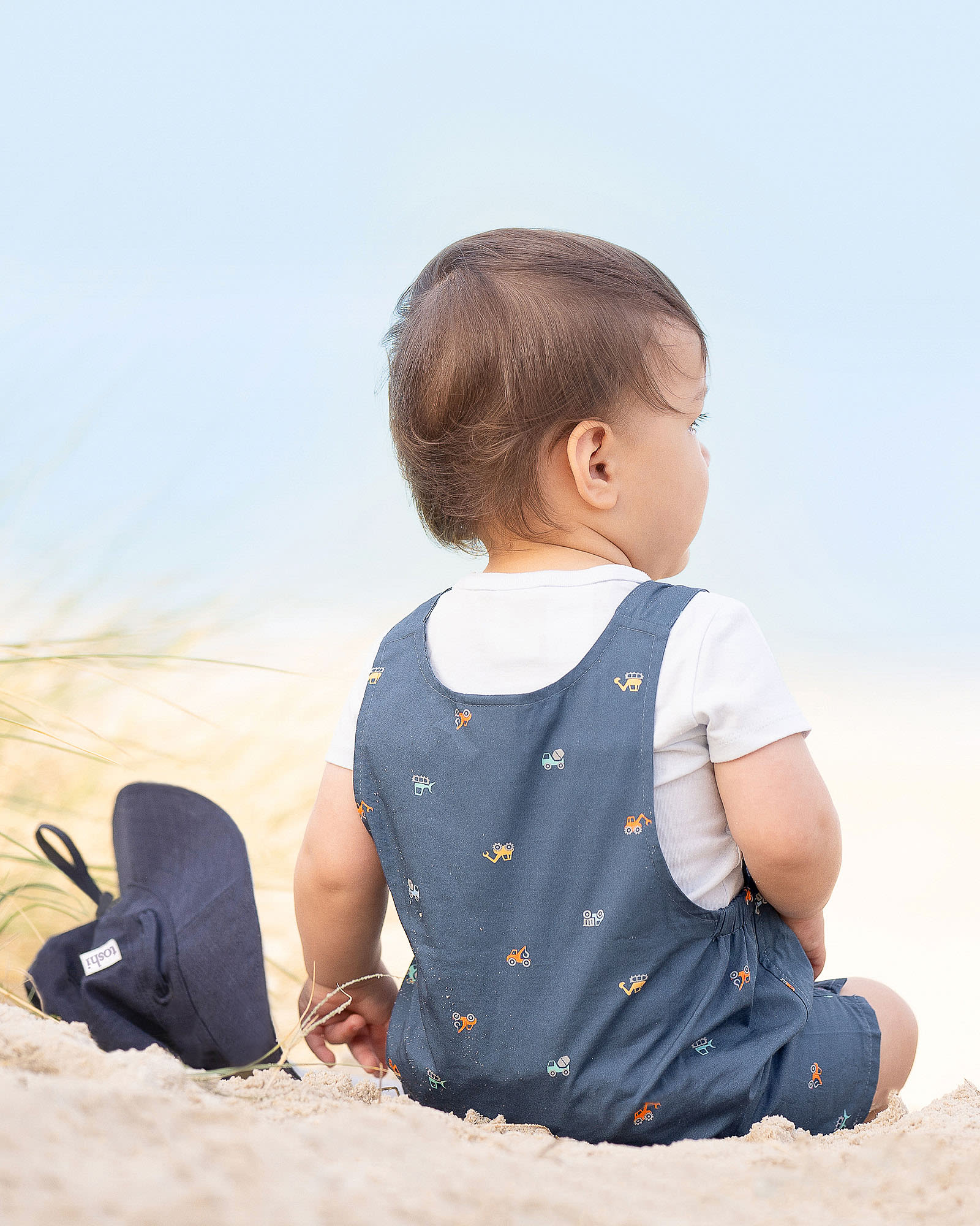 Soft breathable cotton romper for lasting comfort