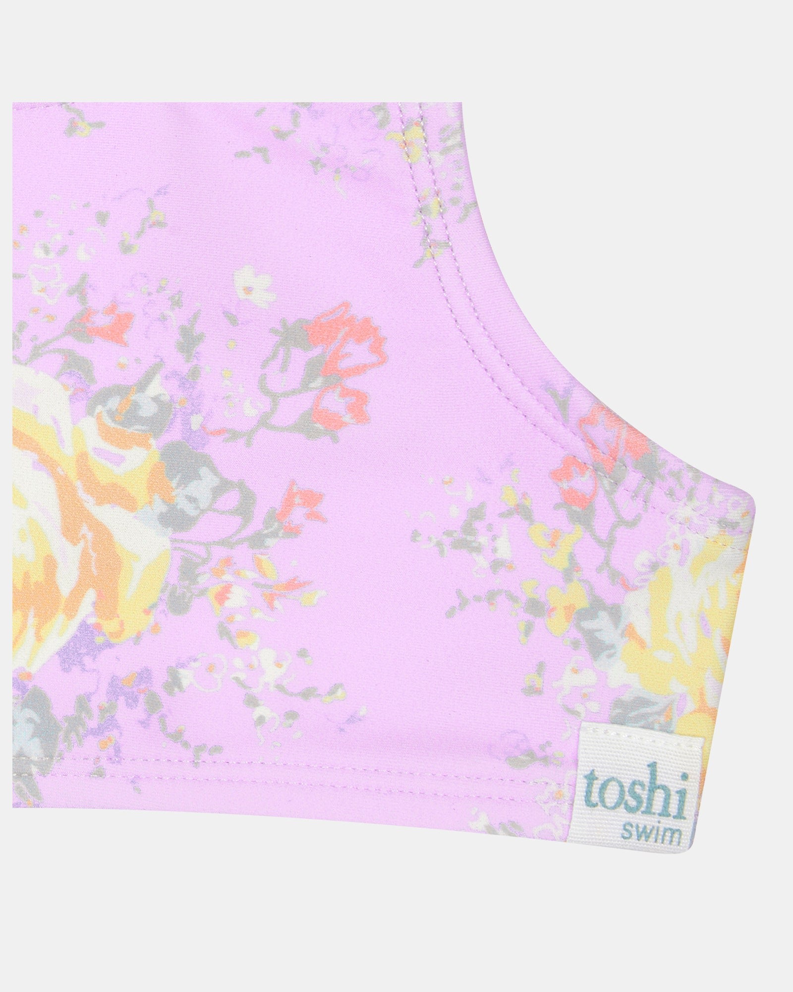 Secure Flexible Swim Top for Active Kids
