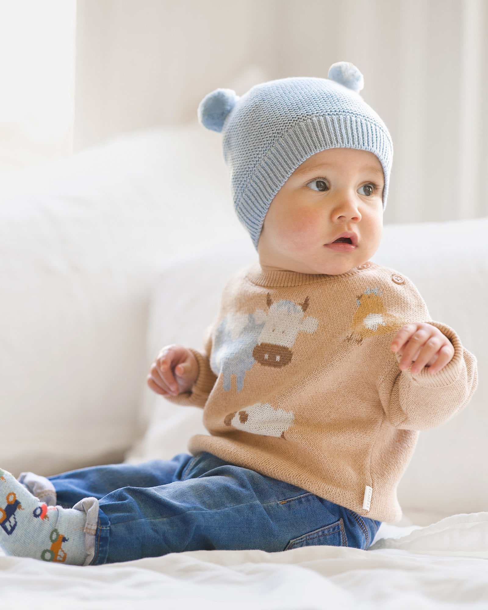 Soft Organic Cotton Pullover for Delicate Skin