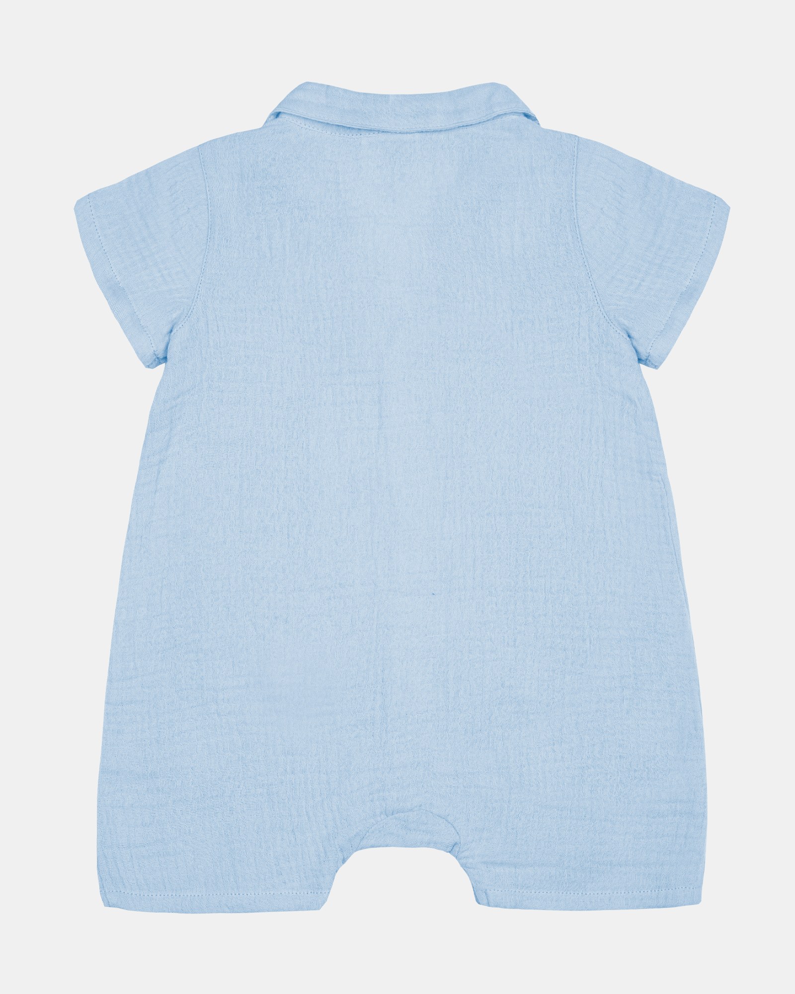 Comfortable romper with secure, easy dressing features