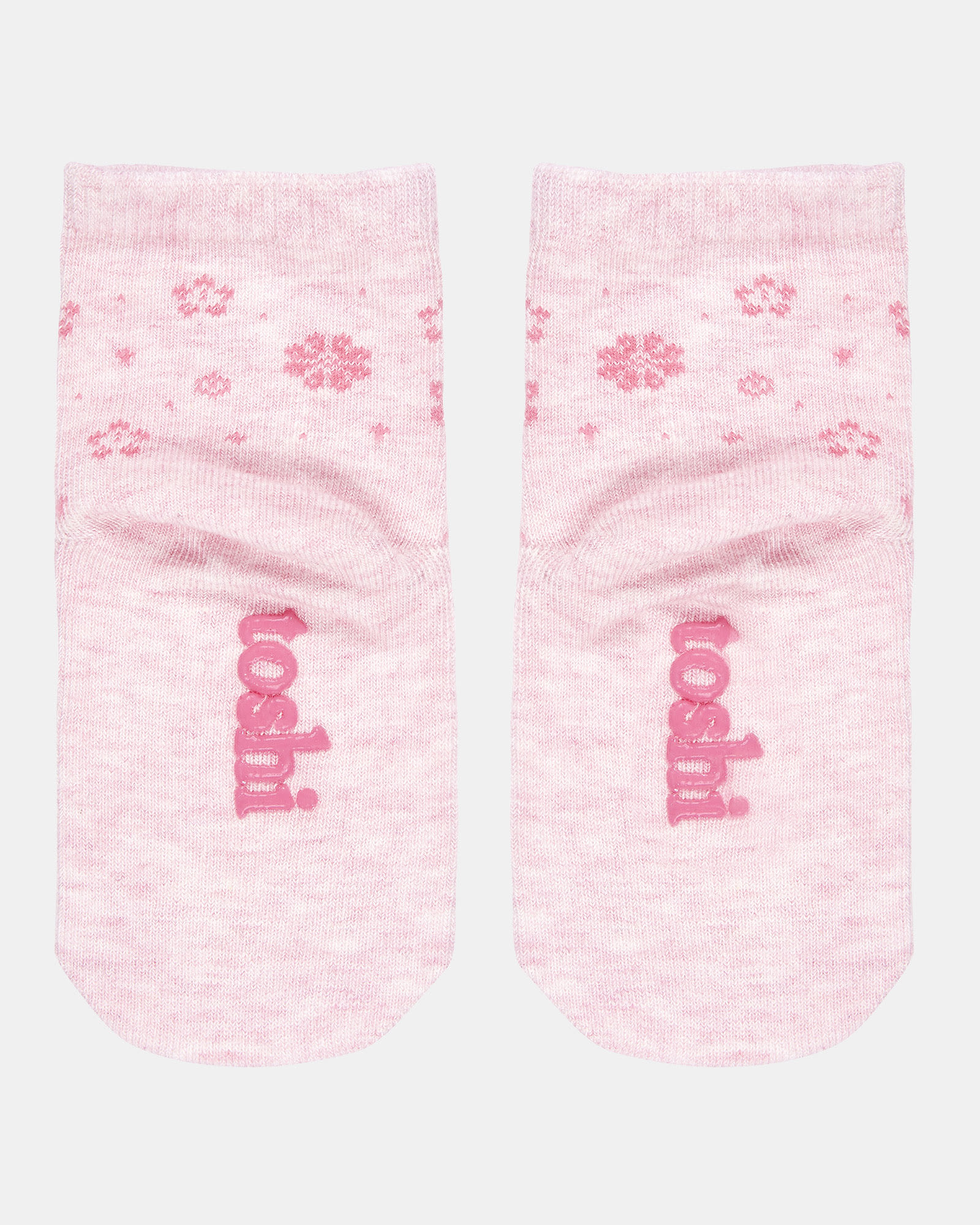 Comfortable Organic Socks with Safe Non-Slip Grip