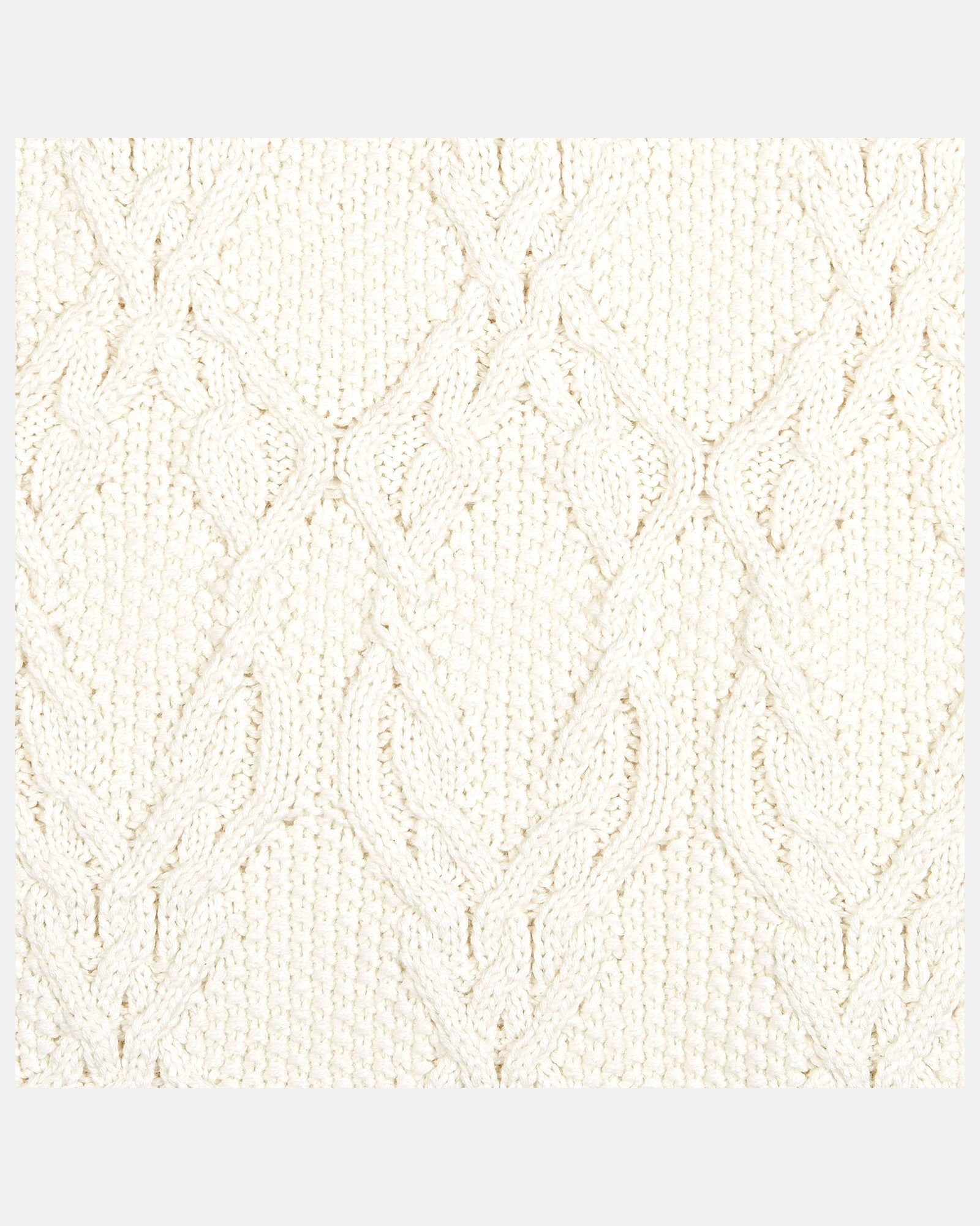 Cozy Unisex Cable Knit Blanket for Warmth