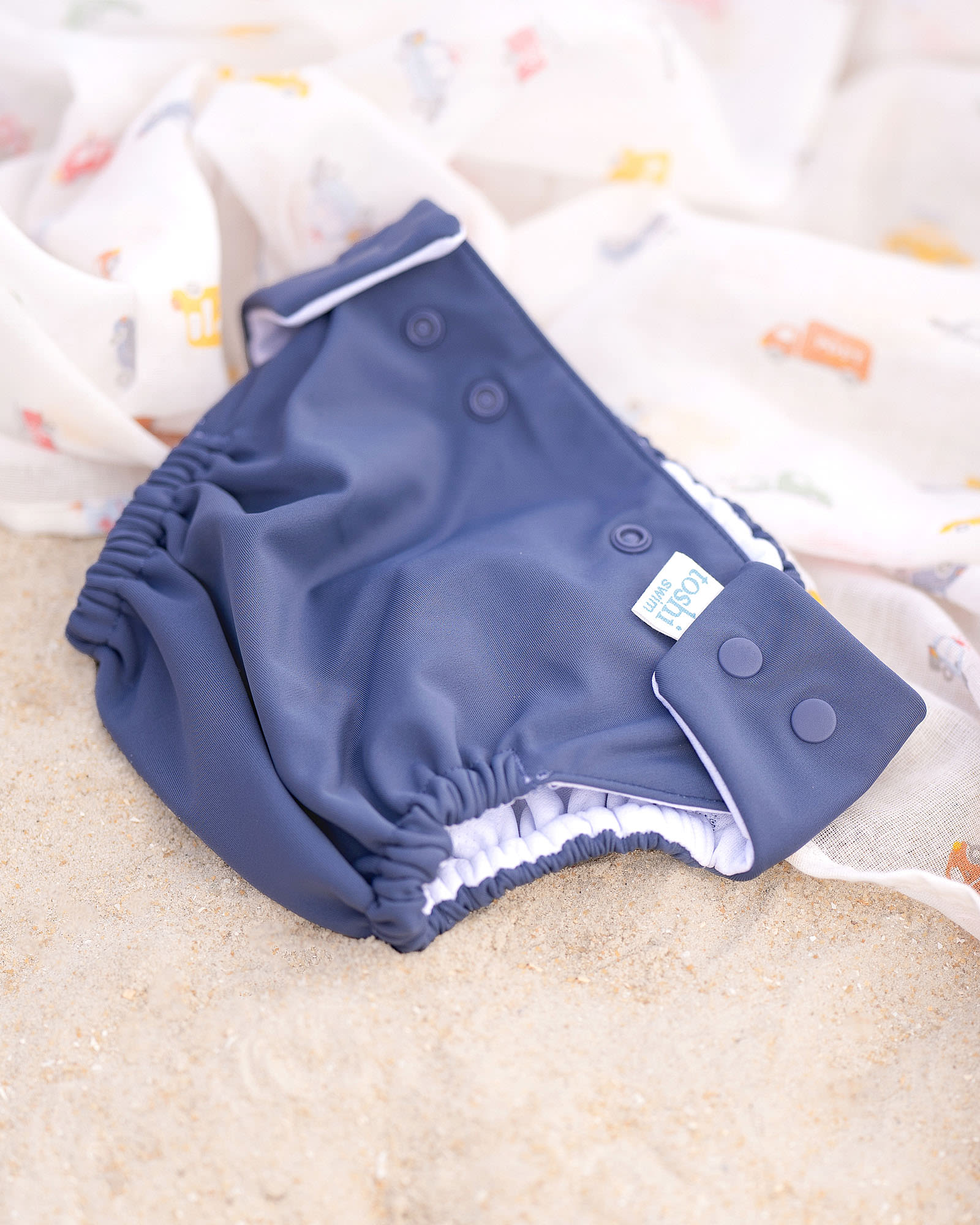 Soft, breathable swim nappy for delicate skin