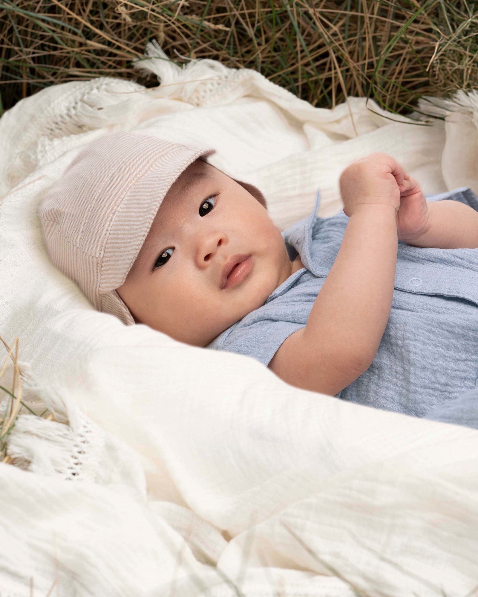 Soft Natural Cotton Cap for Sensitive Skin