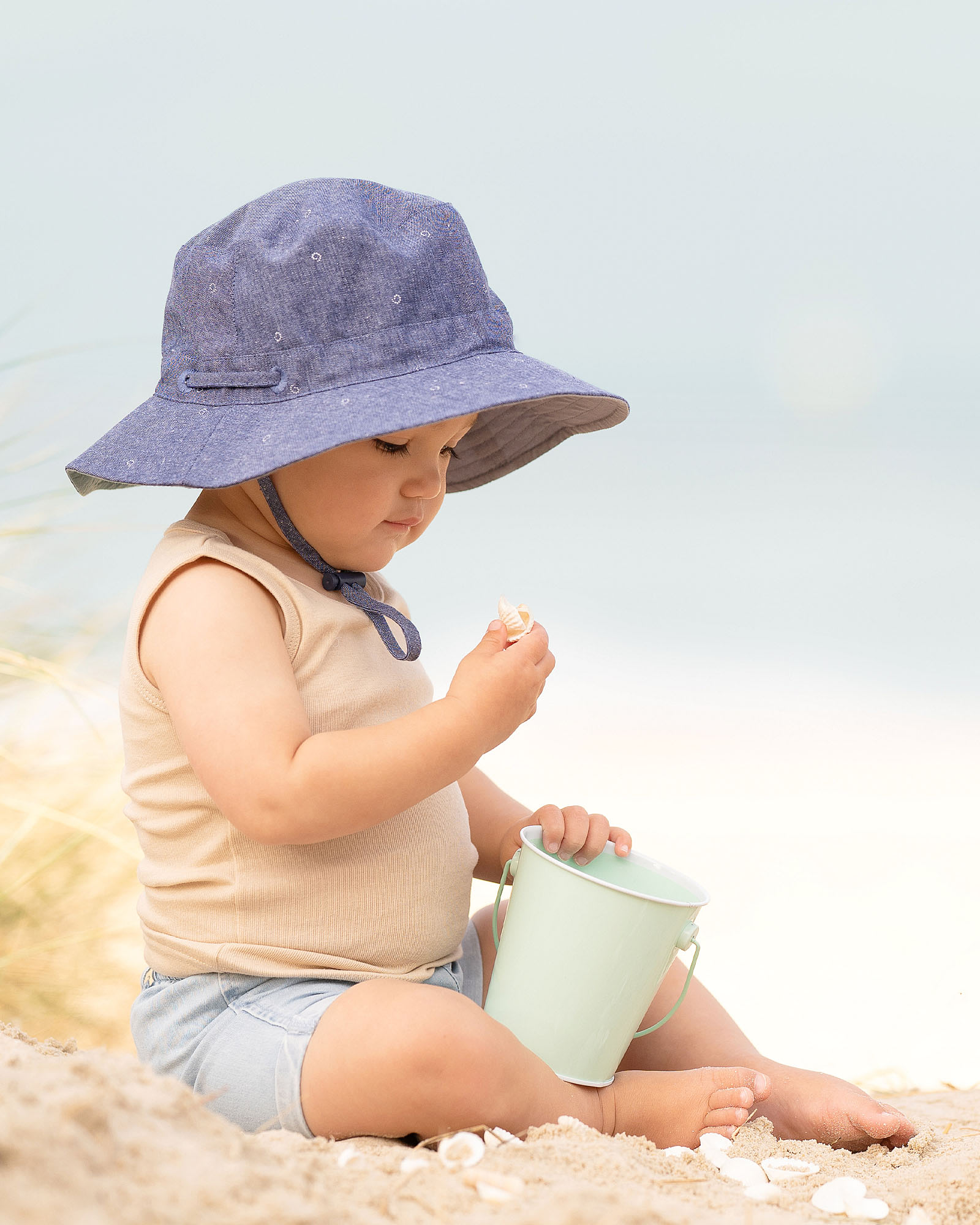 Soft Breathable Sun Hat for Sensitive Skin