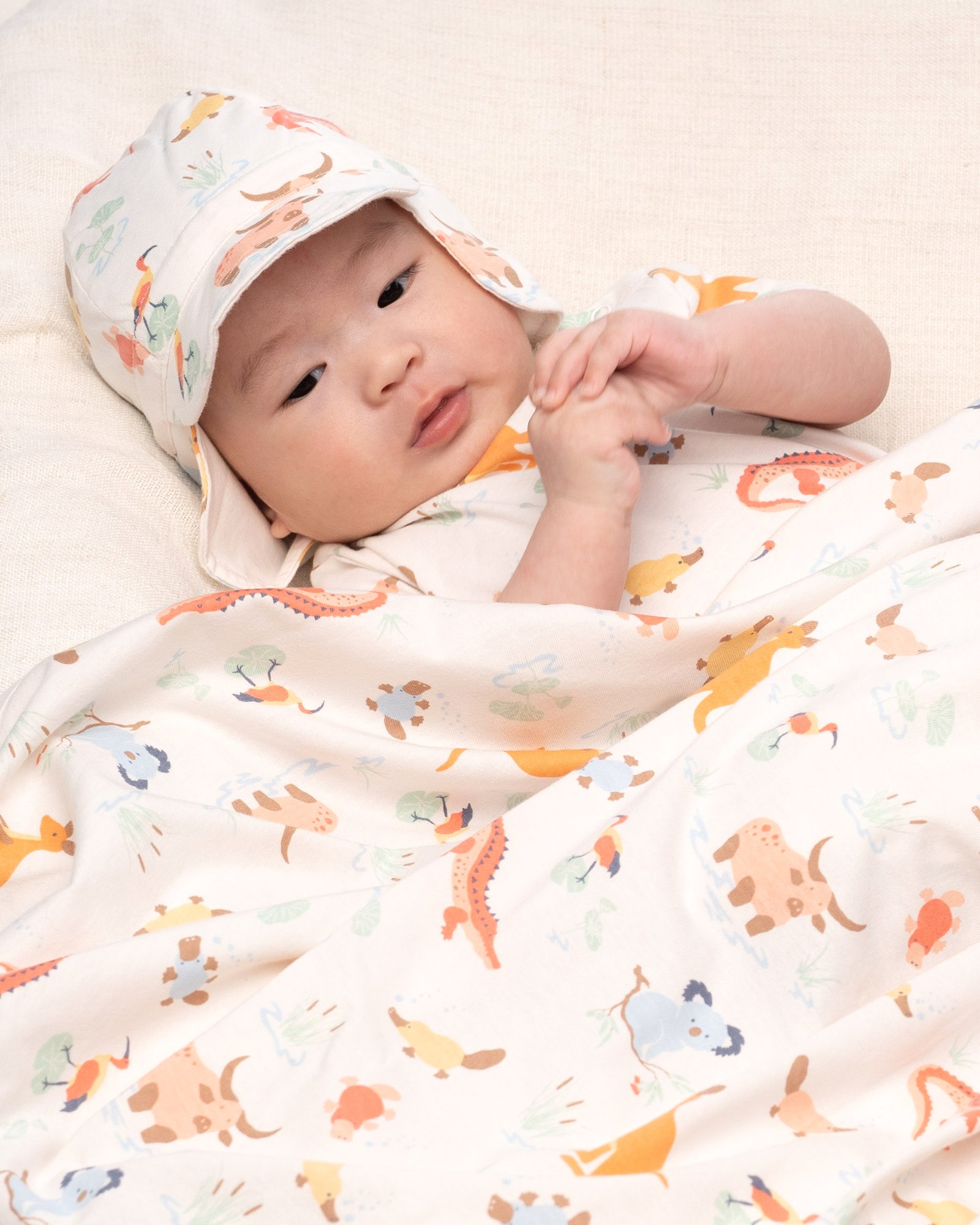 Soft Cotton Knit Wrap for Restful Sleep