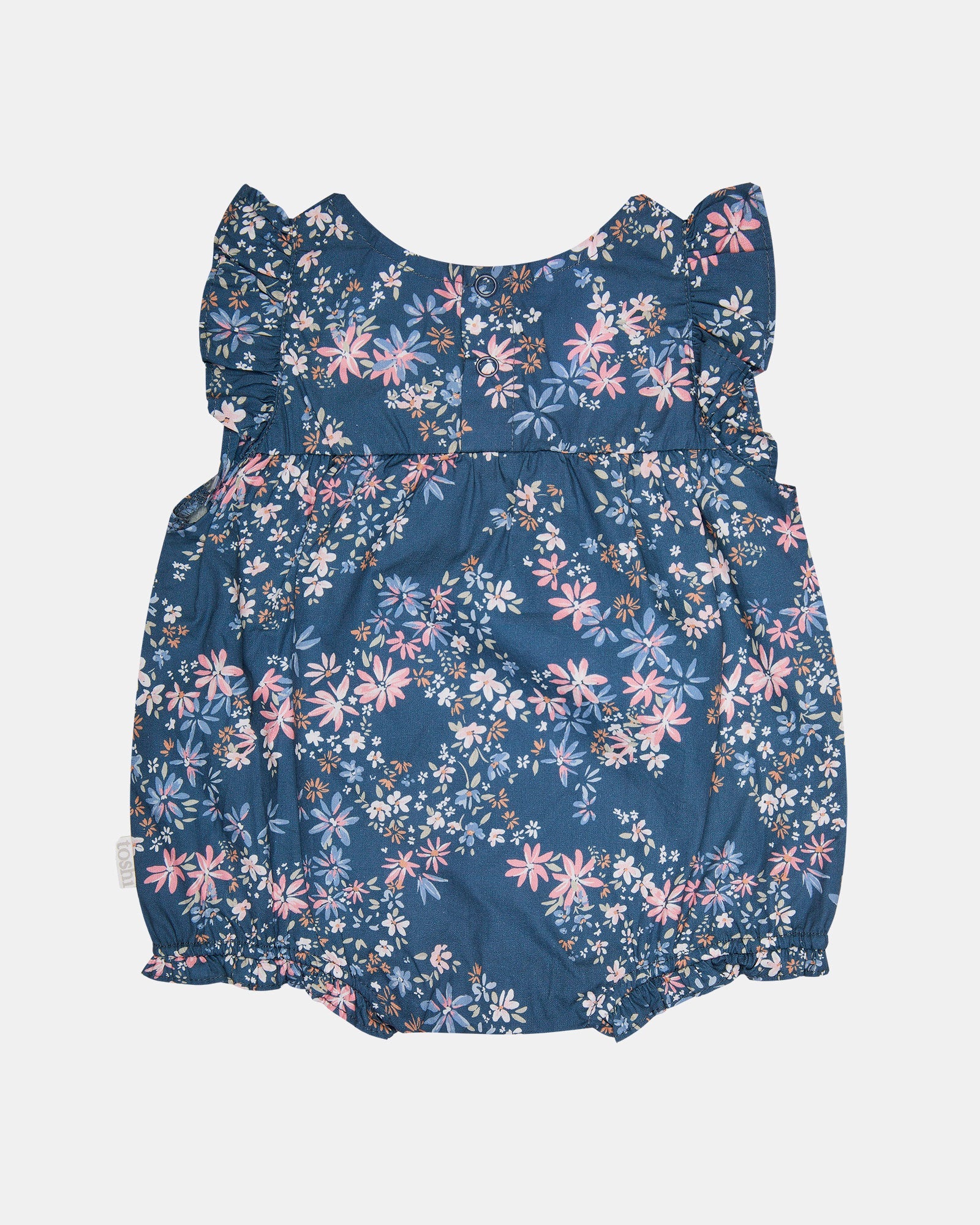 Charming Floral Romper with Playful Frills