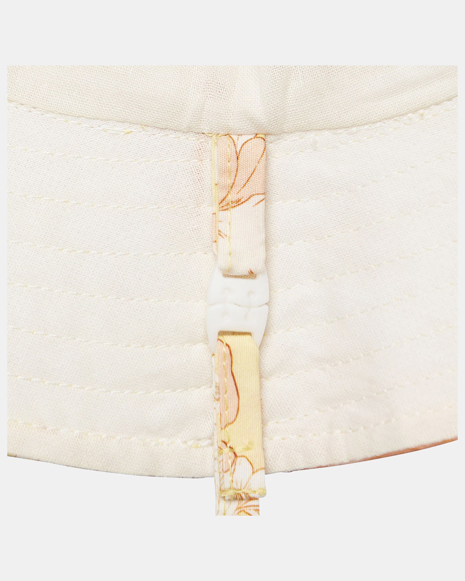 Elegant Sunhat with Soft Yellow Floral Design