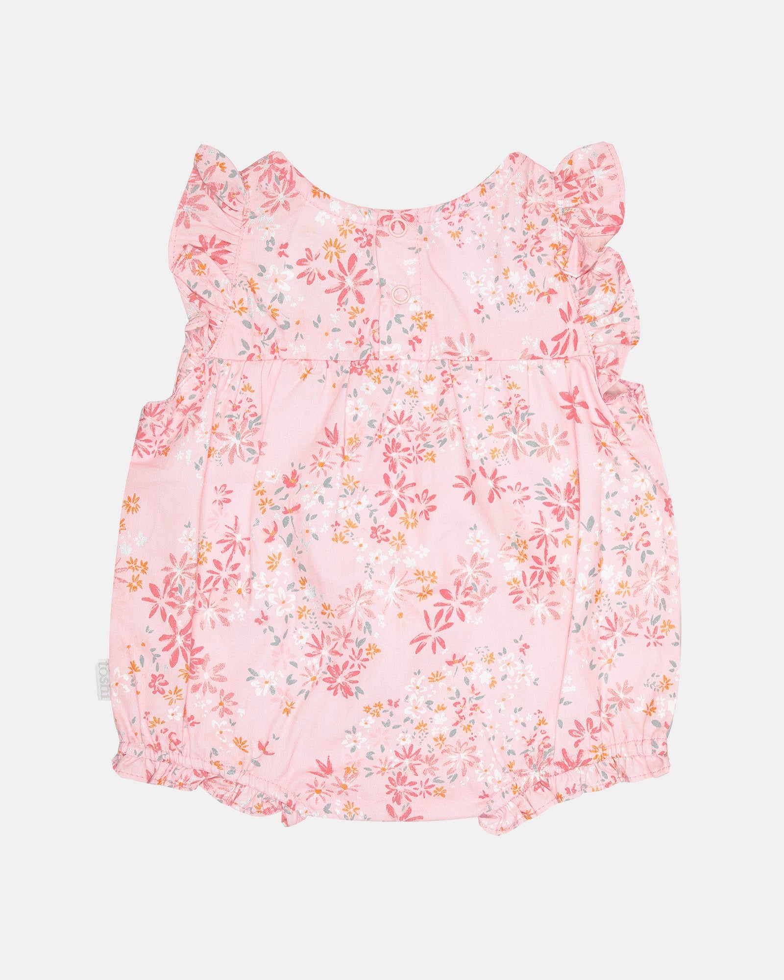 Soft breathable cotton romper for lasting comfort