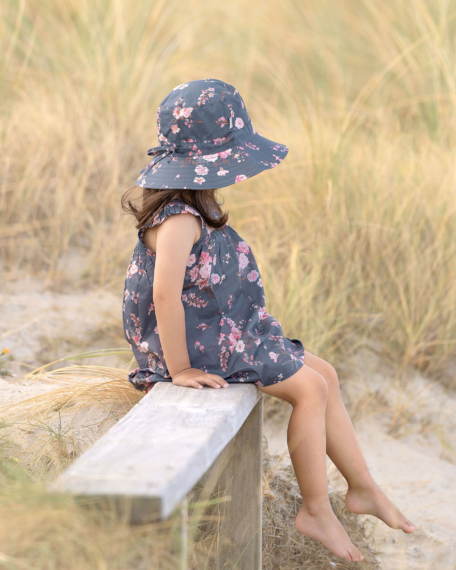 Secure Sunhat Stays Put During Playtime