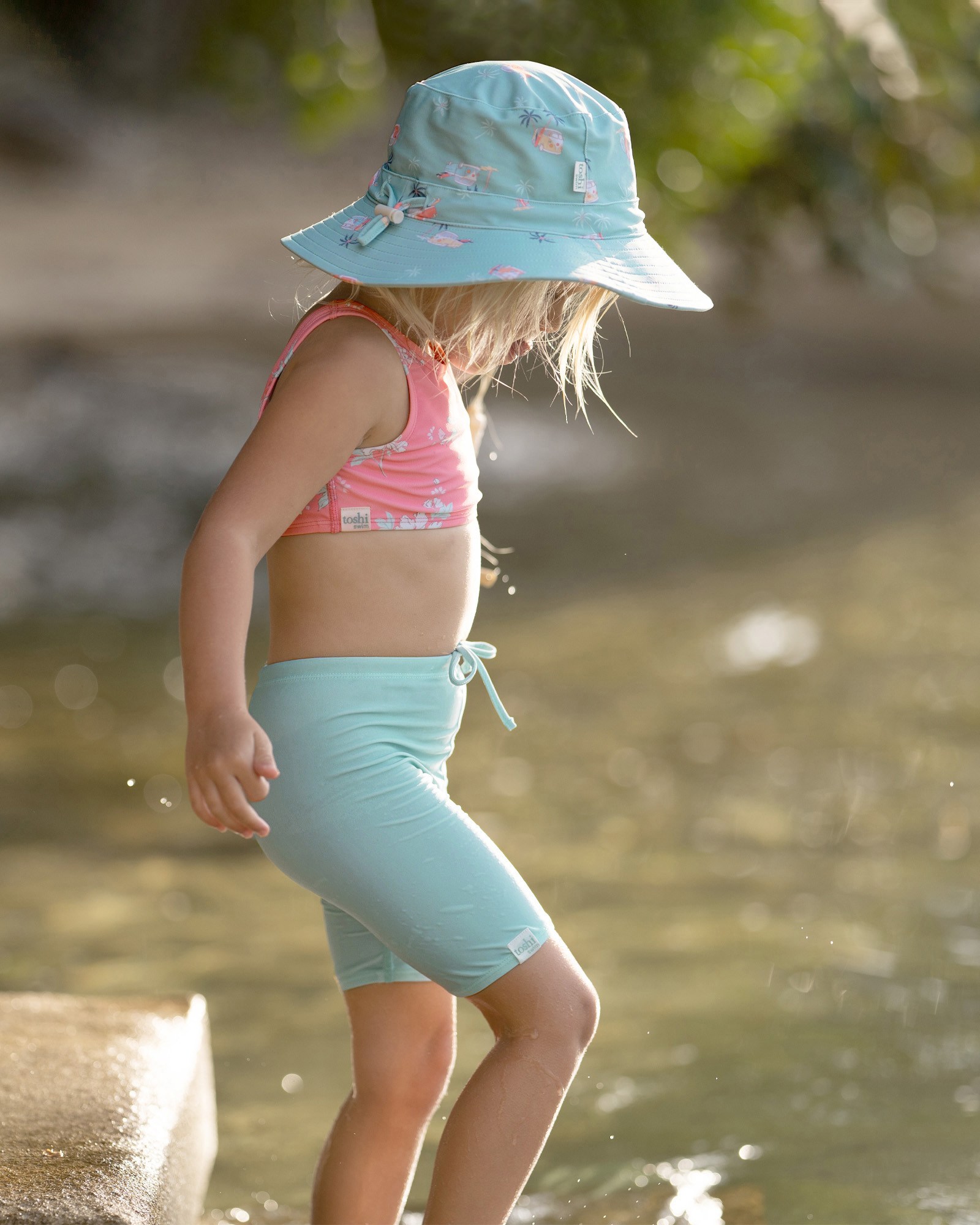Comfortable Unisex Swim Jammers in Modern Green
