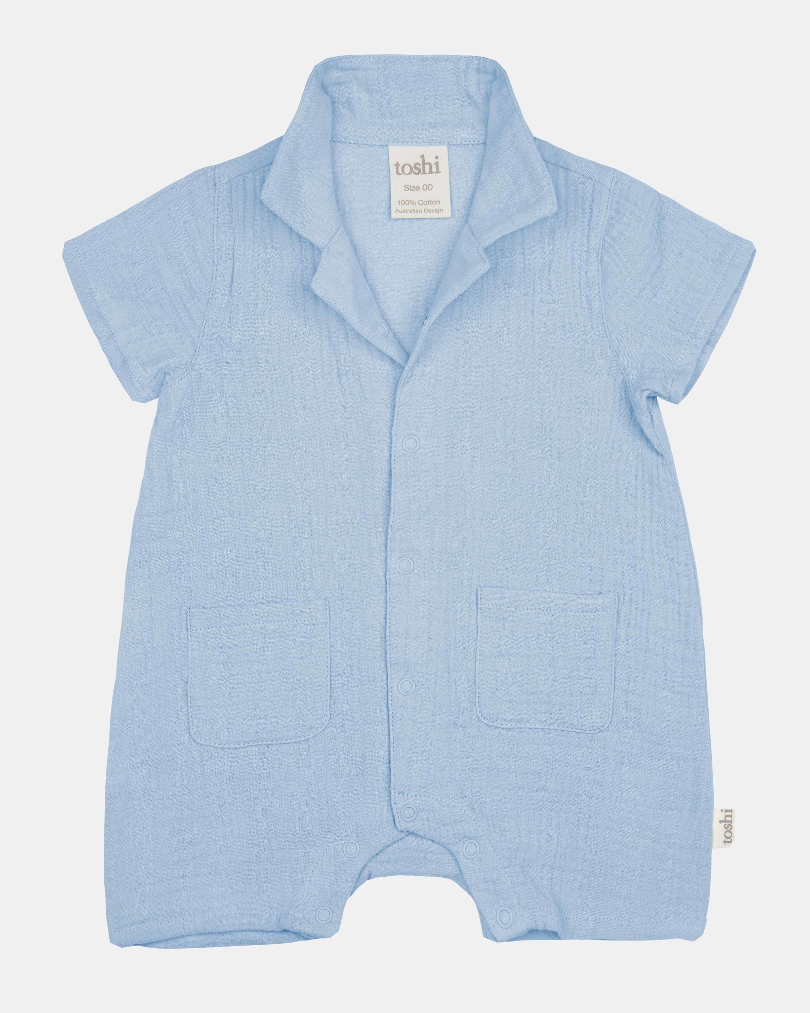 Soft breathable romper for comfy outdoor play